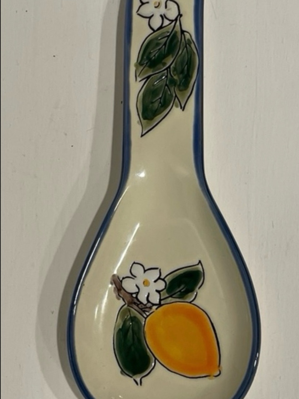 inHomestylez Ceramic Lemon Valley 10 inch Spoon Rest 2019
